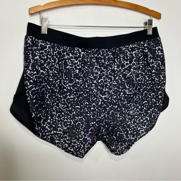 Under Armour loose fit running shorts black white gray women’s size large‎ - Picture 5 of 6
